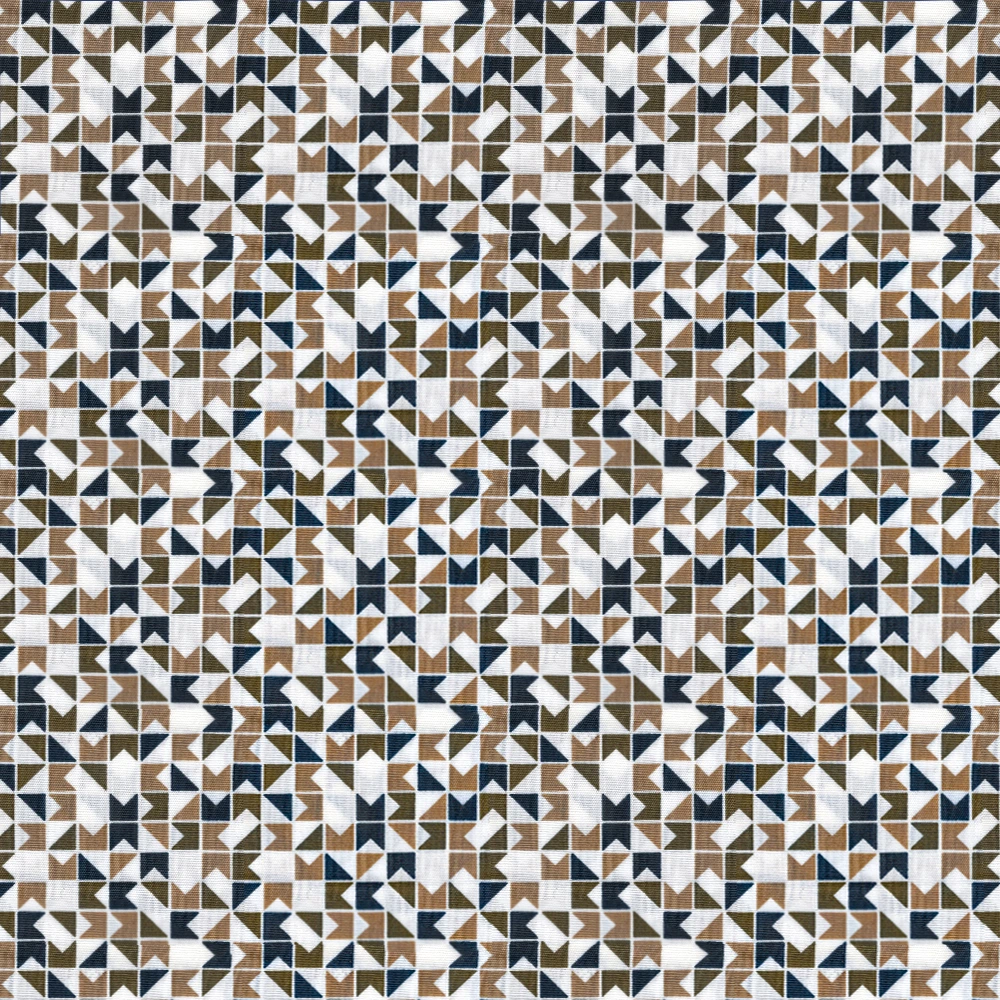 White/ Black/ Brown Geometric